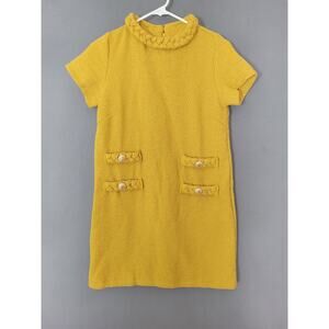 Womens Tweed Jackie Dress Short Sleeve Elegant Crew Neck Business Dress XSMALL